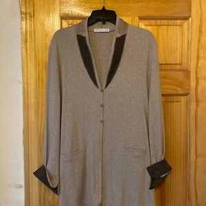 Fabiana Fillippi Cotton Linen Silk Longer Cardigan Never Used